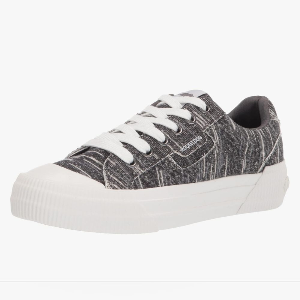 Rocket Dog Women's Grey Cecila Egan Cotton Lace-up Sneakers Size 11 NIB